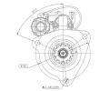 PRESTOLITE ELECTRIC Startr PSL M90R3547SE, M90R3547SE