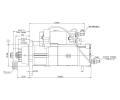 PRESTOLITE ELECTRIC Startr PSL M90R3547SE, M90R3547SE
