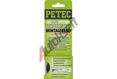 PETEC Lepic pska SCHAUMSTOFF MONTAGEBAND, SCHWARZ 1 ks PTC 87122, 87122