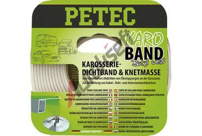 PETEC Těsnicí materiál KARO-BAND, KAROSSERIEDICHTBAND, BUTHYL, FLACH, WEISS 1 ks PTC 87530, 87530  PETEC Těsnicí materiál KARO-BAND, KAROSSERIEDICHTBAND, BUTHYL, FLACH, WEISS 1 ks PTC 87530, 87530
