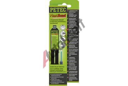 PETEC Lepidlo opravy plast PLASTBOND, Kunststoffreparatur schwarz 24 ml PTC 98325, 98325