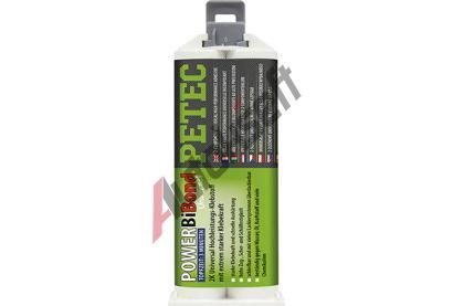 PETEC Lepidlo opravy plast POWER BIBOND, TOPFZEIT 3 MINUTEN 50 ml PTC 98550, 98550