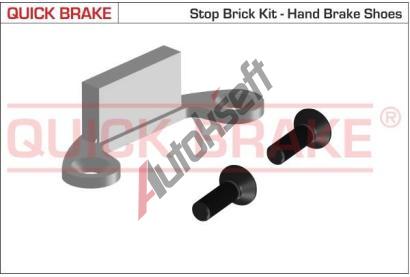 Quick Brake Sada psluenstv parkovacch brzdovch elist QB 105-0481, 105-0481