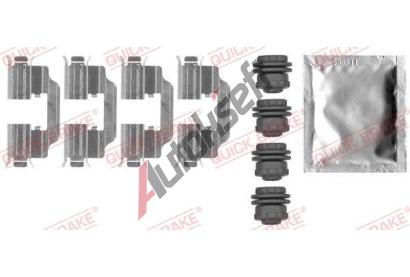 Quick Brake Sada příslušenství obložení kotoučové brzdy QB 109-0012, 109-0012  Quick Brake Sada příslušenství obložení kotoučové brzdy QB 109-0012, 109-0012