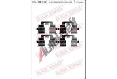Quick Brake Sada psluenstv obloen kotouov brzdy QB 109-1215, 109-1215