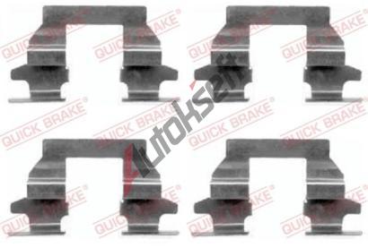 Quick Brake Sada psluenstv obloen kotouov brzdy QB 109-1625, 109-1625