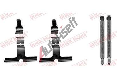 Quick Brake Sada příslušenství obložení kotoučové brzdy QB 109-1676, 109-1676 Quick Brake Sada příslušenství obložení kotoučové brzdy QB 109-1676, 109-1676