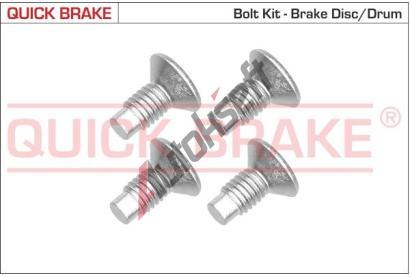Quick Brake Sada roub, brzdov kotou QB 11663K, 11663K