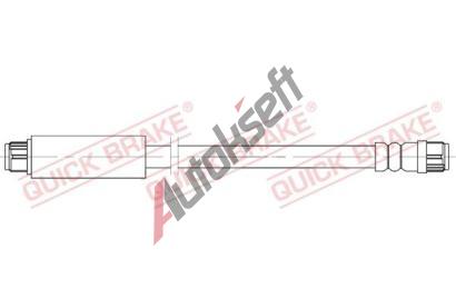 Quick Brake Brzdová hadice QB 22.322, 22.322 Quick Brake Brzdová hadice QB 22.322, 22.322