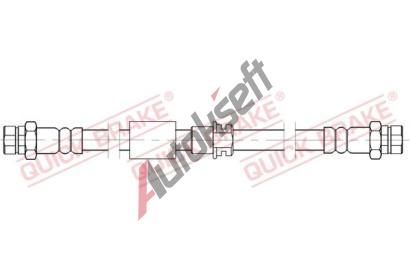Quick Brake Brzdová hadice QB 22.931, 22.931  Quick Brake Brzdová hadice QB 22.931, 22.931