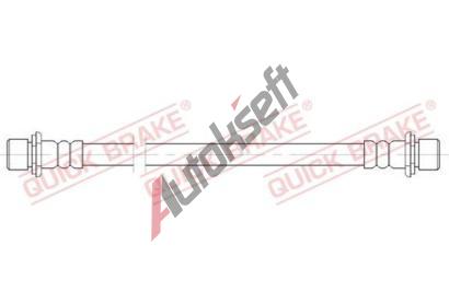 Quick Brake Brzdová hadice QB 25.070, 25.070 Quick Brake Brzdová hadice QB 25.070, 25.070
