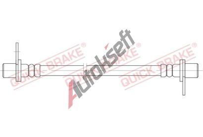 Quick Brake Brzdov hadice QB 25.074, 25.074