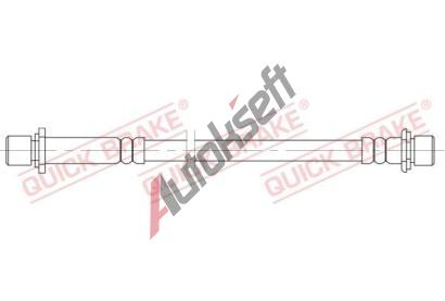 Quick Brake Brzdová hadice QB 25.080, 25.080 Quick Brake Brzdová hadice QB 25.080, 25.080