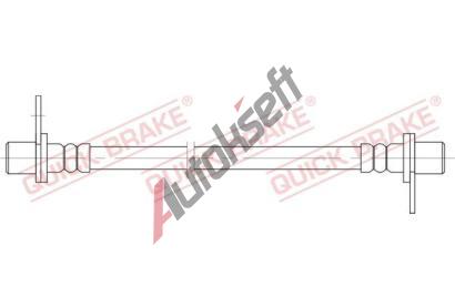 Quick Brake Brzdová hadice QB 25.084, 25.084 Quick Brake Brzdová hadice QB 25.084, 25.084