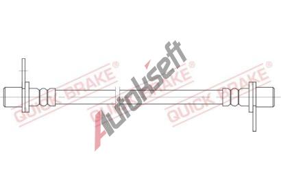 Quick Brake Brzdová hadice QB 25.087, 25.087 Quick Brake Brzdová hadice QB 25.087, 25.087