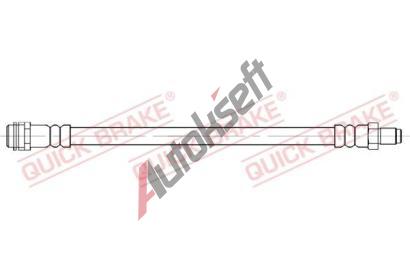 Quick Brake Brzdová hadice QB 37.053, 37.053  Quick Brake Brzdová hadice QB 37.053, 37.053