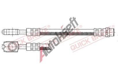Quick Brake Brzdová hadice QB 50.041, 50.041 Quick Brake Brzdová hadice QB 50.041, 50.041