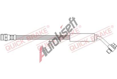 Quick Brake Brzdov hadice QB 50.312X, 50.312X