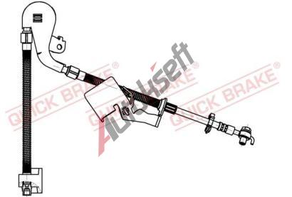 Quick Brake Brzdov hadice QB 50.704X, 50.704X