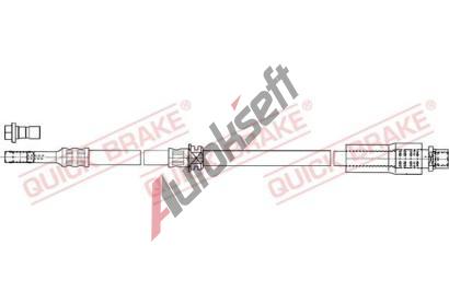 Quick Brake Brzdov hadice QB 50.835X, 50.835X