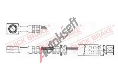 Quick Brake Brzdov hadice QB 50.976, 50.976