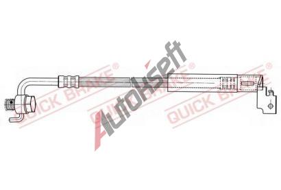 Quick Brake Brzdov hadice QB 51.303X, 51.303X
