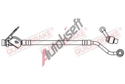Quick Brake Brzdová hadice QB 58.014X, 58.014X  Quick Brake Brzdová hadice QB 58.014X, 58.014X