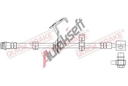 Quick Brake Brzdov hadice QB 58.825X, 58.825X