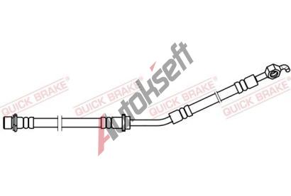 Quick Brake Brzdov hadice QB 58.870, 58.870