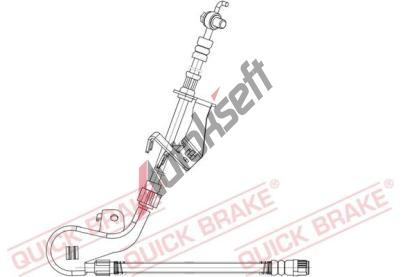 Quick Brake Brzdov hadice QB 58.875X, 58.875X