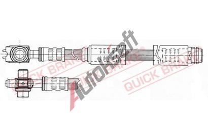 Quick Brake Brzdov hadice QB 58.962X, 58.962X