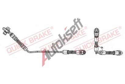 Quick Brake Brzdov hadice QB 59.942X, 59.942X