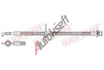 Quick Brake Brzdová hadice QB 59.963, 59.963  Quick Brake Brzdová hadice QB 59.963, 59.963