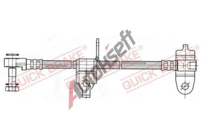 Quick Brake Brzdov hadice QB 59.976X, 59.976X
