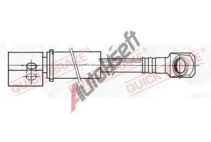 Quick Brake Brzdov hadice QB 60.302, 60.302