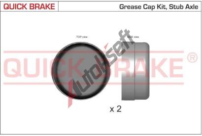 Quick Brake Kryt loiska kola QB 9823K, 9823K