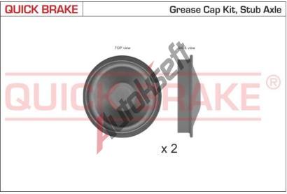 Quick Brake Kryt loiska kola QB 9828K, 9828K