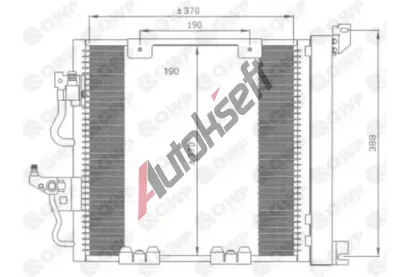 QWP Kondenz�tor klimatizace QWP WAC108, WAC108
