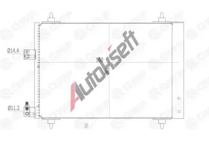 QWP Kondenzátor klimatizace QWP WAC111, WAC111  QWP Kondenzátor klimatizace QWP WAC111, WAC111
