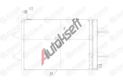QWP Kondenzátor klimatizace QWP WAC116, WAC116 QWP Kondenzátor klimatizace QWP WAC116, WAC116