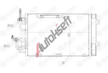 QWP Kondenztor klimatizace QWP WAC121, WAC121
