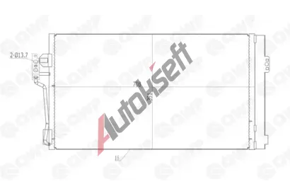QWP Kondenzátor klimatizace QWP WAC129, WAC129  QWP Kondenzátor klimatizace QWP WAC129, WAC129