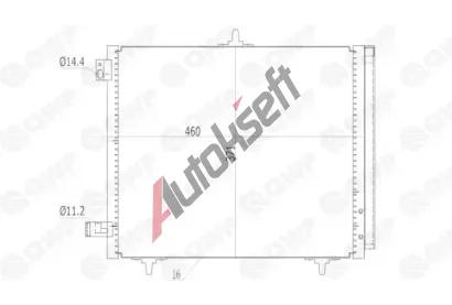 QWP Kondenztor klimatizace QWP WAC146, WAC146