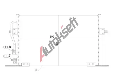QWP Kondenzátor klimatizace QWP WAC176, WAC176  QWP Kondenzátor klimatizace QWP WAC176, WAC176