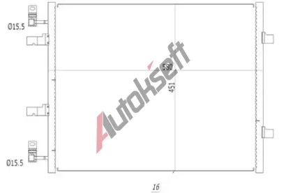 QWP Kondenz�tor klimatizace QWP WAC206, WAC206
