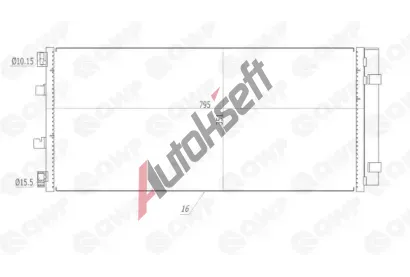 QWP Kondenztor klimatizace QWP WAC213, WAC213