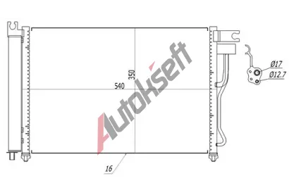 QWP Kondenztor klimatizace QWP WAC221, WAC221