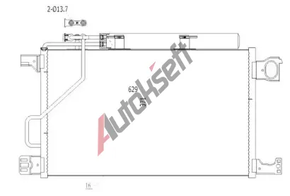 QWP Kondenz�tor klimatizace QWP WAC266, WAC266