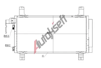 QWP Kondenztor klimatizace QWP WAC346, WAC346