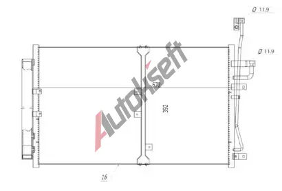 QWP Kondenzátor klimatizace QWP WAC356, WAC356 QWP Kondenzátor klimatizace QWP WAC356, WAC356